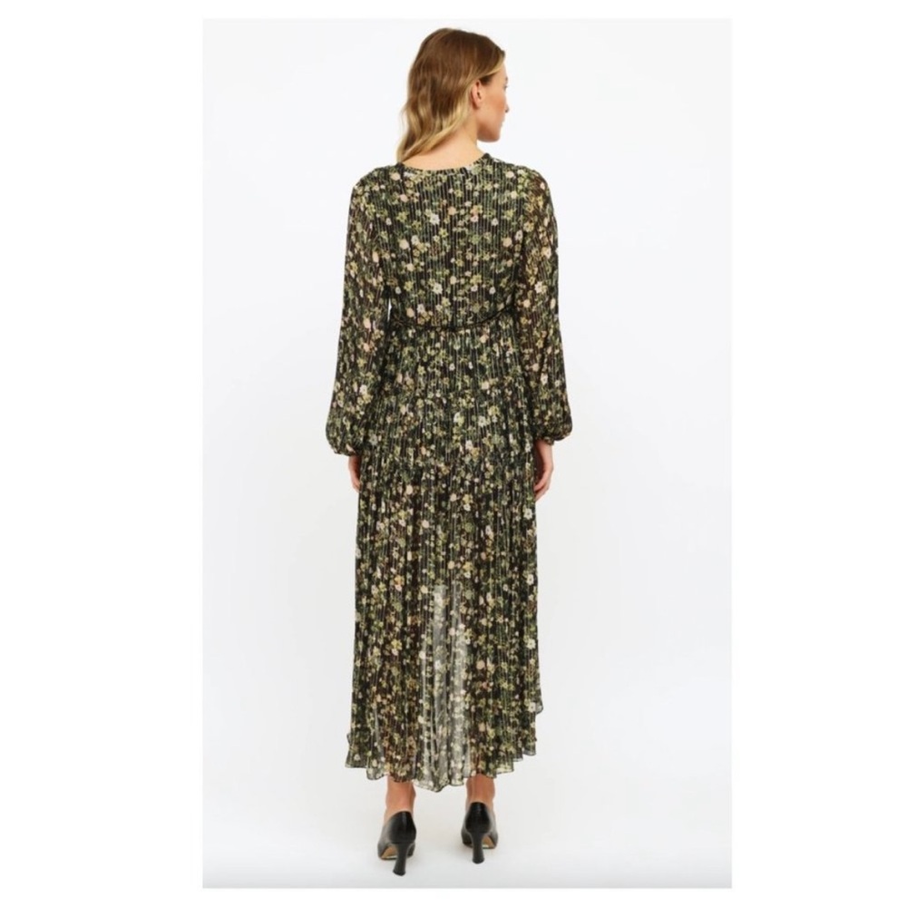 Rococo Sand Flora Hi Low Maxi Dress in Green Floral Print SZ M NWT - Picture 2 of 8